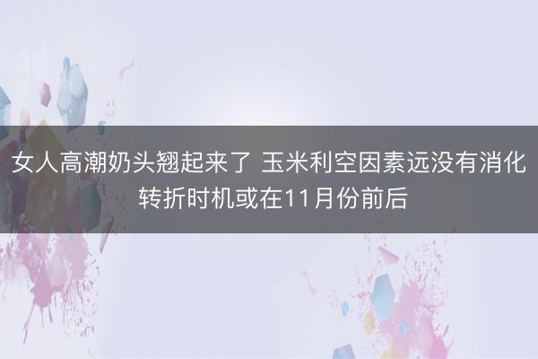 女人高潮奶头翘起来了 玉米利空因素远没有消化 转折时机或在11月份前后